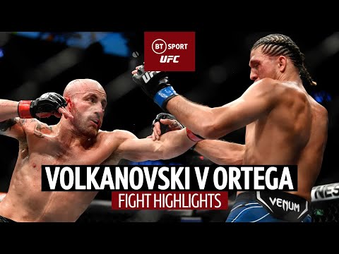 Alex Volkanovski and Brian Ortega Fight of the year contender! Highlights of UFC 266 Fight Highlights