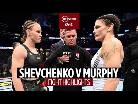 Valentina Shevchenko v Lauren Murphy  Brutal TKO From Shevchenko  UFC 266 Fight Highlights
