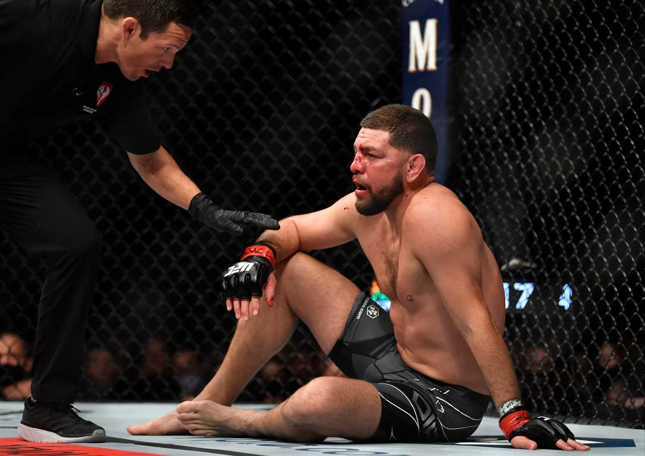 Robbie Lawler defeats Nick Diaz at UFC 266. A veteran fighter admitted that he had it coming in his first fight in six years.