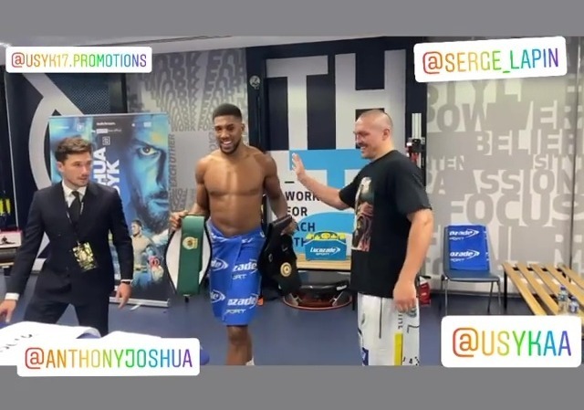 Oleksandr Usyk RETURNS to Anthony Joshua, as Brit warns see you soon' in the changing room after shock loss