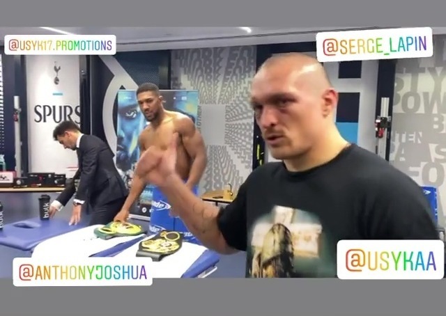 Oleksandr Usyk RETURNS to Anthony Joshua, as Brit warns see you soon' in the changing room after shock loss