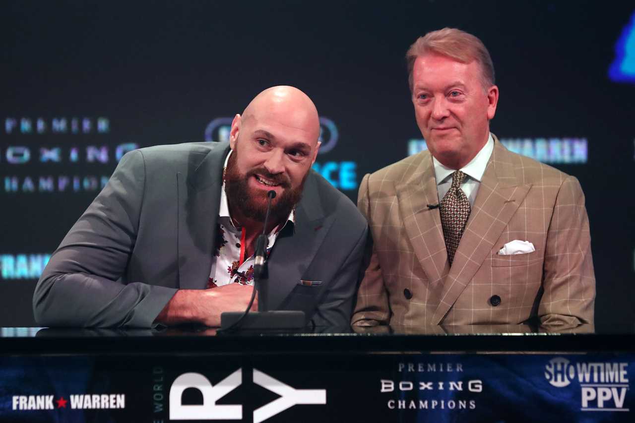 Frank Warren and Tyson Fury's prefight predictions are realized after Anthony Joshua is beaten on points by Usyk