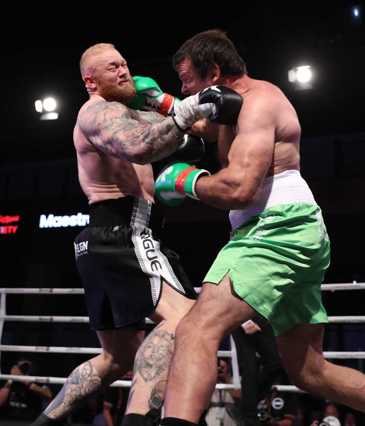 Hafthor Bjornsson, Game of Thrones star, jokes that he is always hungry after a dramatic NINE STONE weight loss in boxing bout