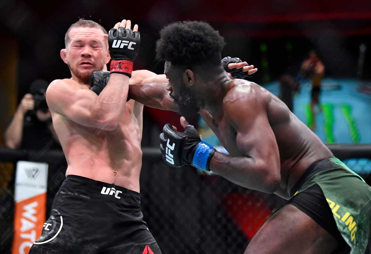 Aljamain Sterling and Peter Yan have to cancel their UFC 267 match due to a neck injury sustained in blow to Fight Island.