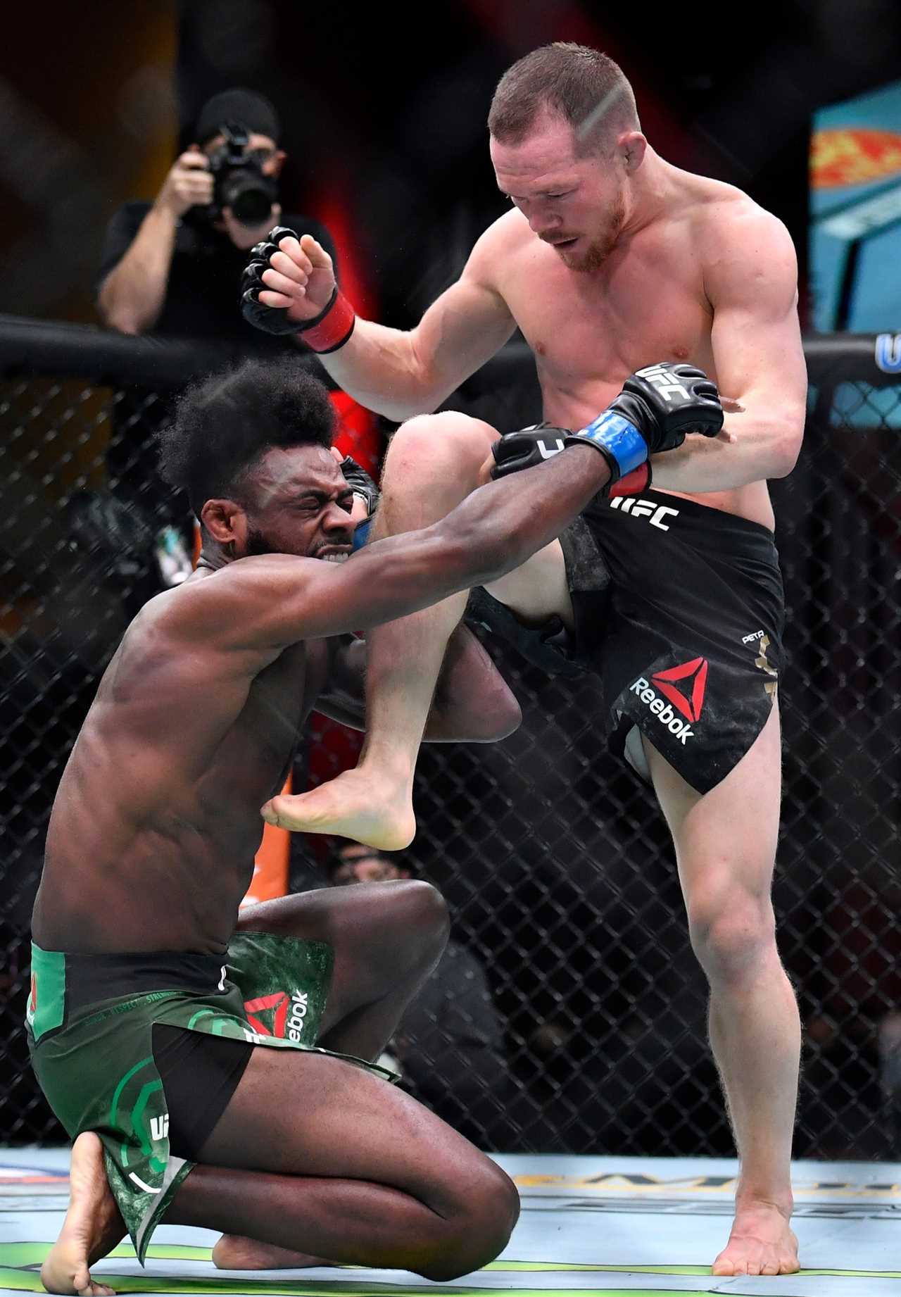 Aljamain Sterling and Peter Yan have to cancel their UFC 267 match due to a neck injury sustained in blow to Fight Island.