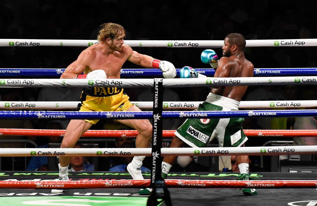Logan Paul says he would have KO'd Floyd Mayweather in 12 rounds of exhibition and claims legend was 'breathing heavy.
