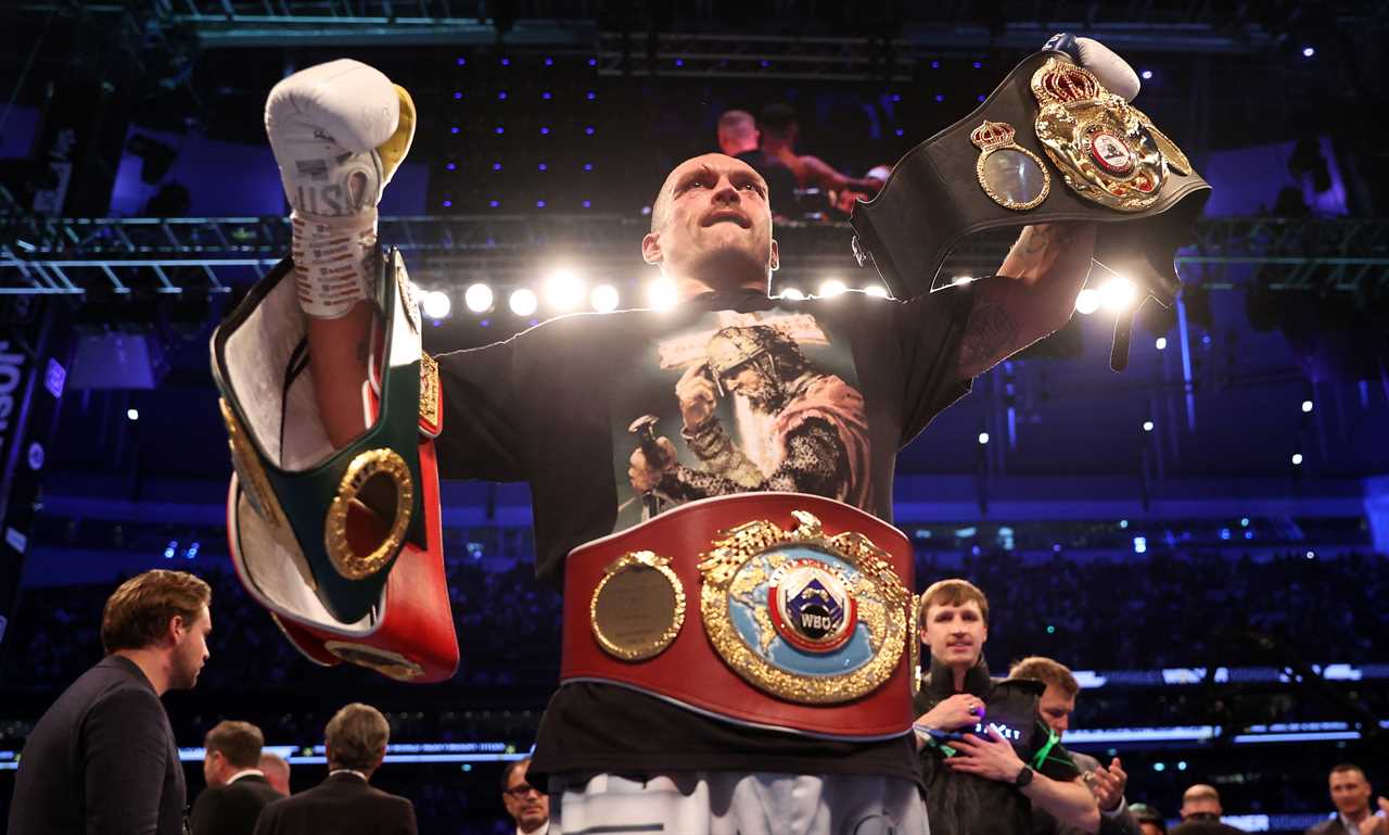 Oleksandr Usyk would like Anthony Joshua to rematch at the Olympic Stadium in KIEV, seating 70,000. Eddie Hearn however suggests a UK fight