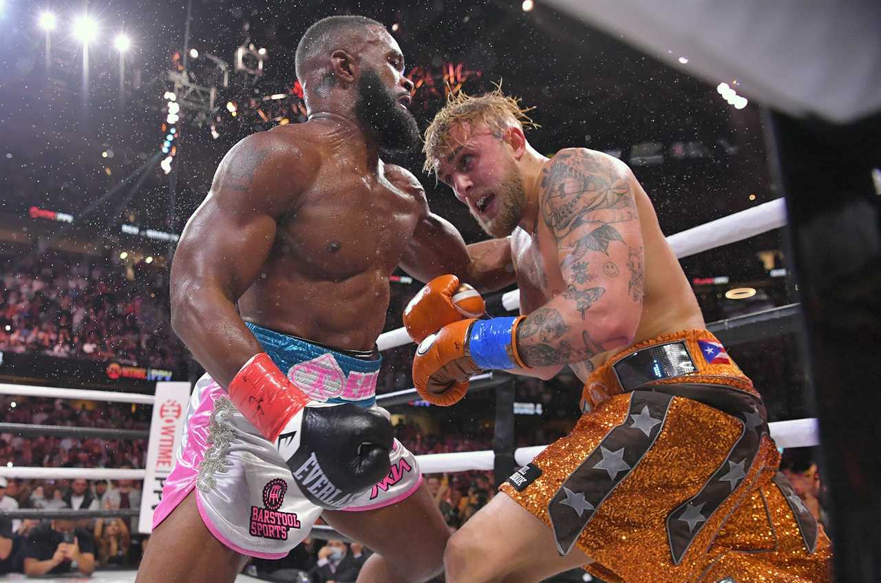 Jake Paul sent Tyron Woodley a brutal five-point reply after an ex-UFC champ gets a tattoo in the hope of winning rematch