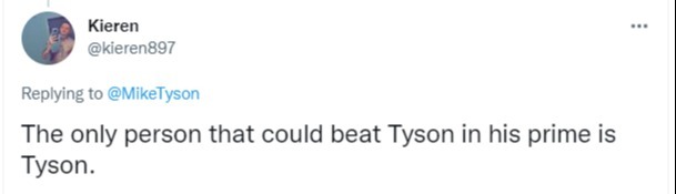 Mike Tyson claims that Anthony Joshua and Oleksandr Uzyk had 'bad days' and asks him if he could have beat them in his prime'.