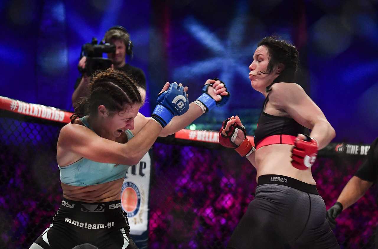 Sinead Kavanagh, a MMA ace from Ireland, is confident she could 'do an Amanda nunes job' on Bellator Champ Cris Cborg if given the opportunity