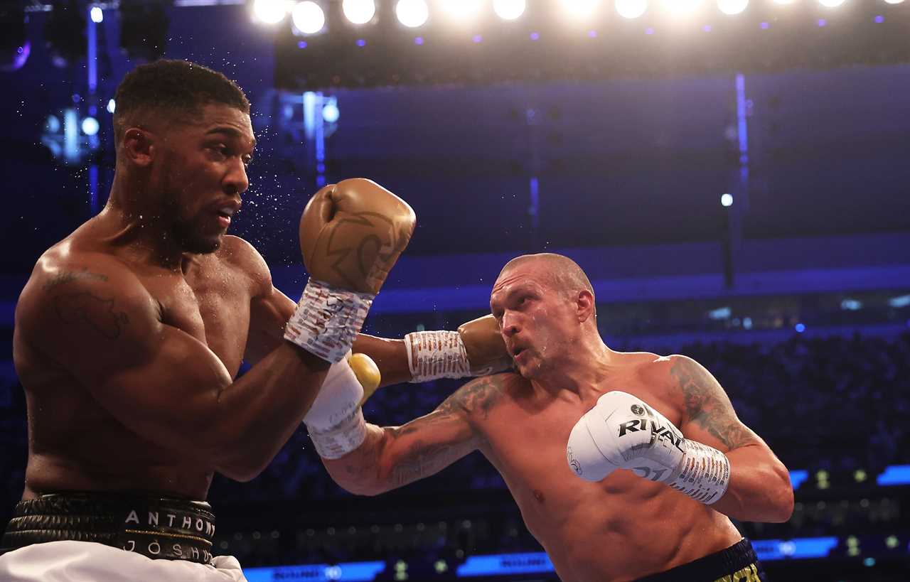 Tyson Fury watched Oleksandr Uzyk's masterclass and saw that Anthony Joshua's'massive fight' was 'going down'.