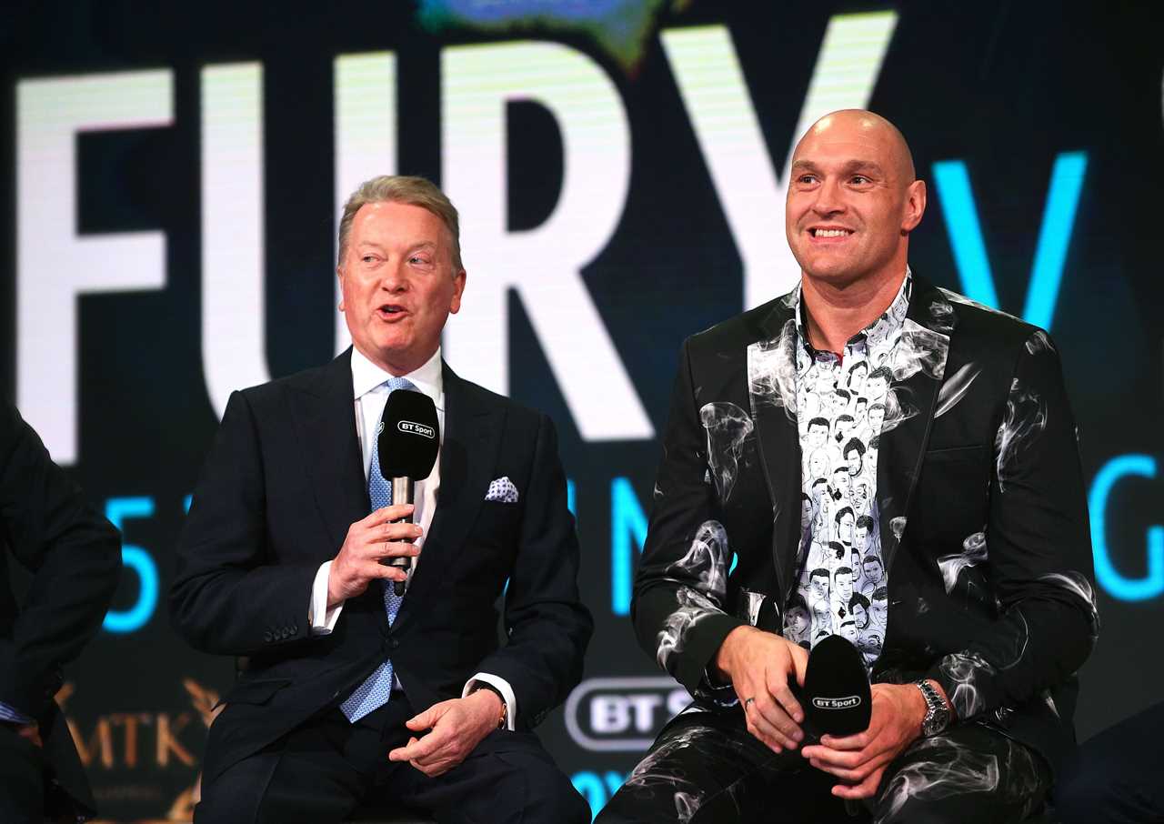 Tyson Fury watched Oleksandr Uzyk's masterclass and saw that Anthony Joshua's'massive fight' was 'going down'.