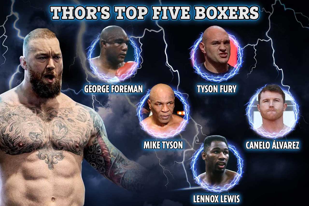 Hafthor Bjornsson, Game of Thrones star, names his top five favorite boxers, including two Brits as well as Canelo Alvarez