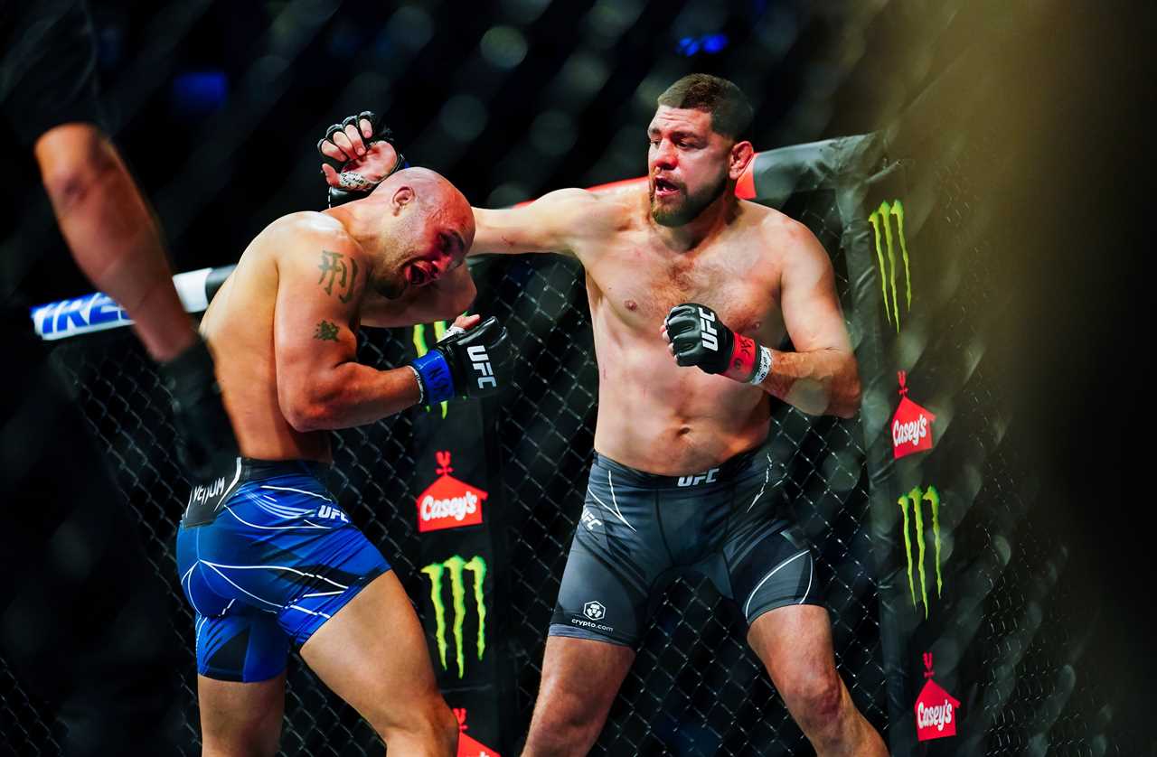 Dana White claims Nick Diaz looked 'disgusting' in the long-awaited UFC return, despite his exit in Robbie Lawler's rematch