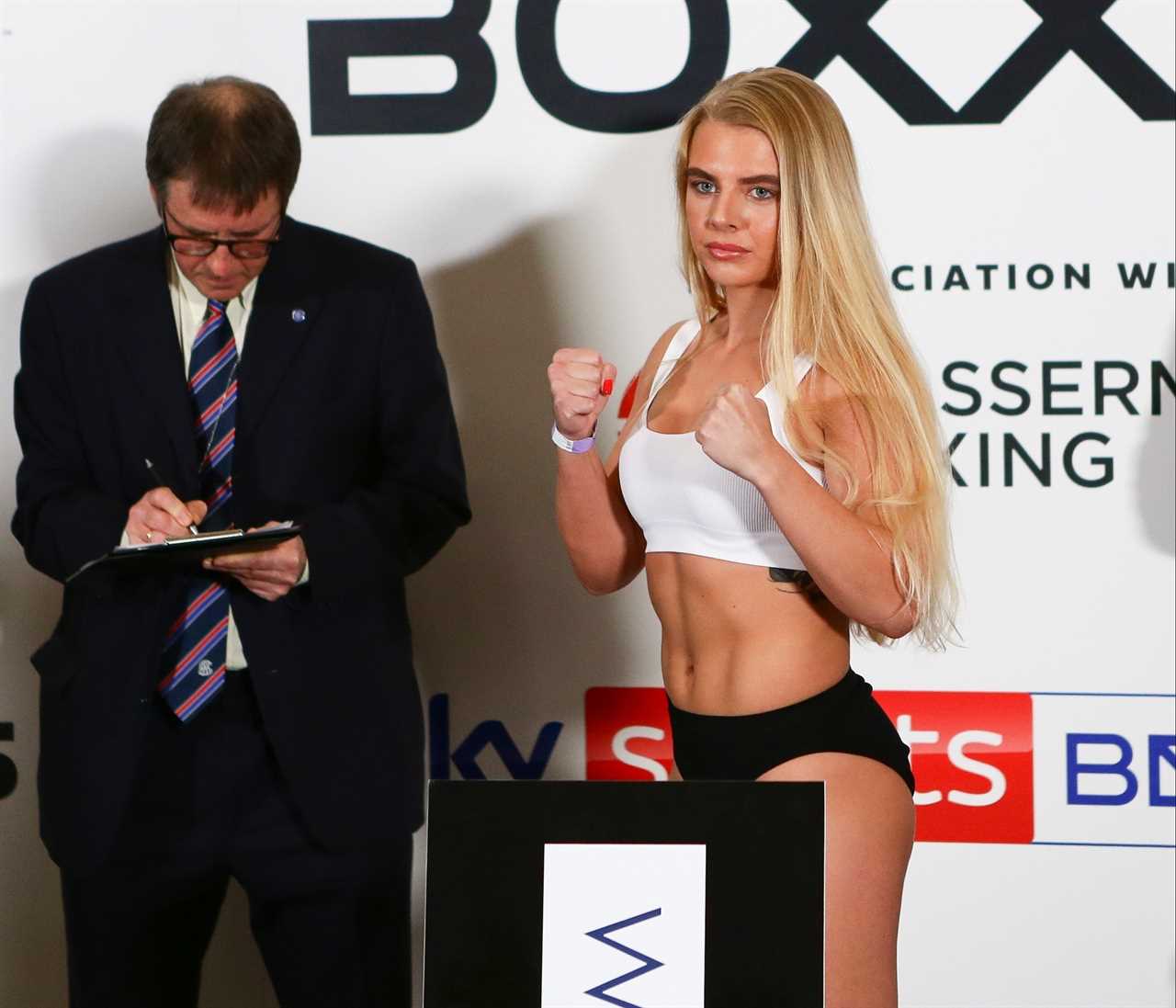 Ebonie Jones has recently switched her HGV license for a boxing licence... and now she hopes to make money by focusing her fuel on fighting