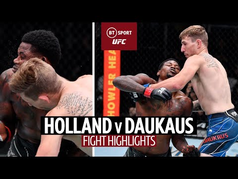 Kevin Holland v Kyle Daukaus Controversial Ending UFC Fight Highlights