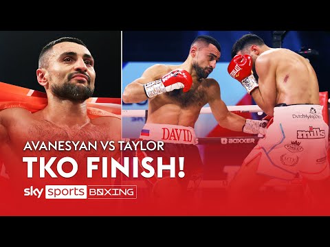 BEAST! David Avanesyan slays Liam Taylor in just two rounds. TKO Finish