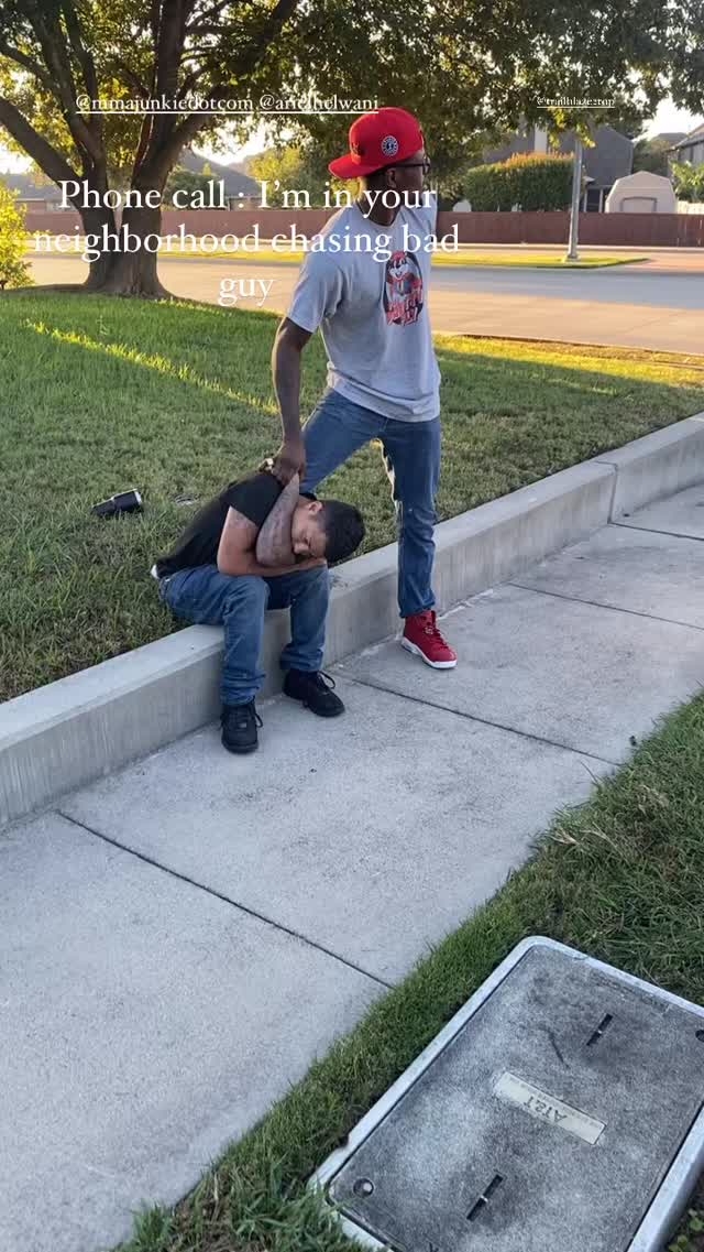 UFC fighter Kevin Holland stops a would-be car theft suspect after chasing him down and turns him over to the police