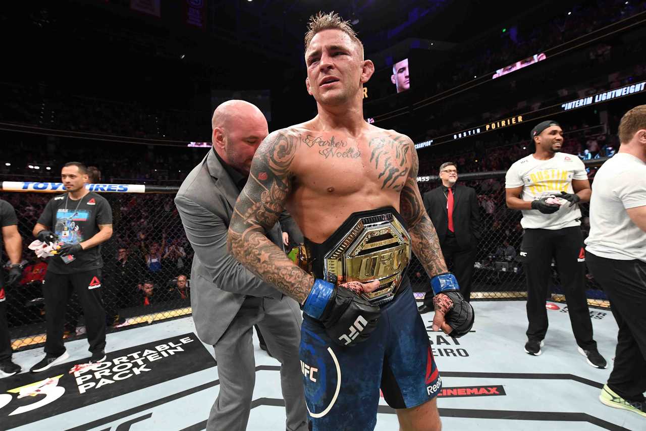 After beating McGregor, Dustin Poirier will fight Charles Oliveira to win the lightweight title at UFC 269 in December 11.