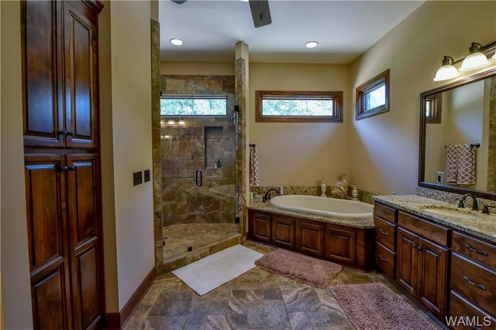 There are also four bathrooms