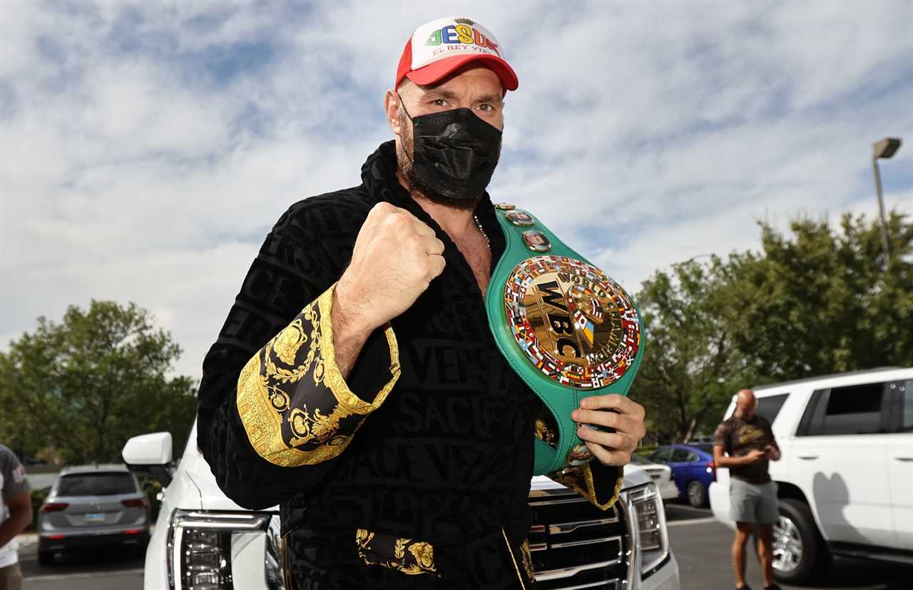 After donning a black and gold robe before the Deontay Wilder fight, fans fear Tyson Fury will fall prey to the 'Versace curse'.