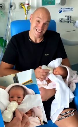 Tyson Fury claims that boxing helped him through a'very stressful time' when his newborn daughter had to be resuscitated three times.