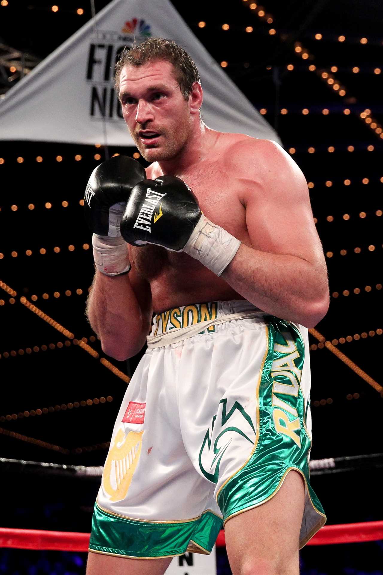 Tyson Fury's boxing shorts shrink as he grows in the world of boxing. Champ now trains in briefs