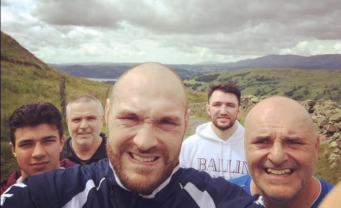 The Fury clan were happy to be reunited after Johns prison release