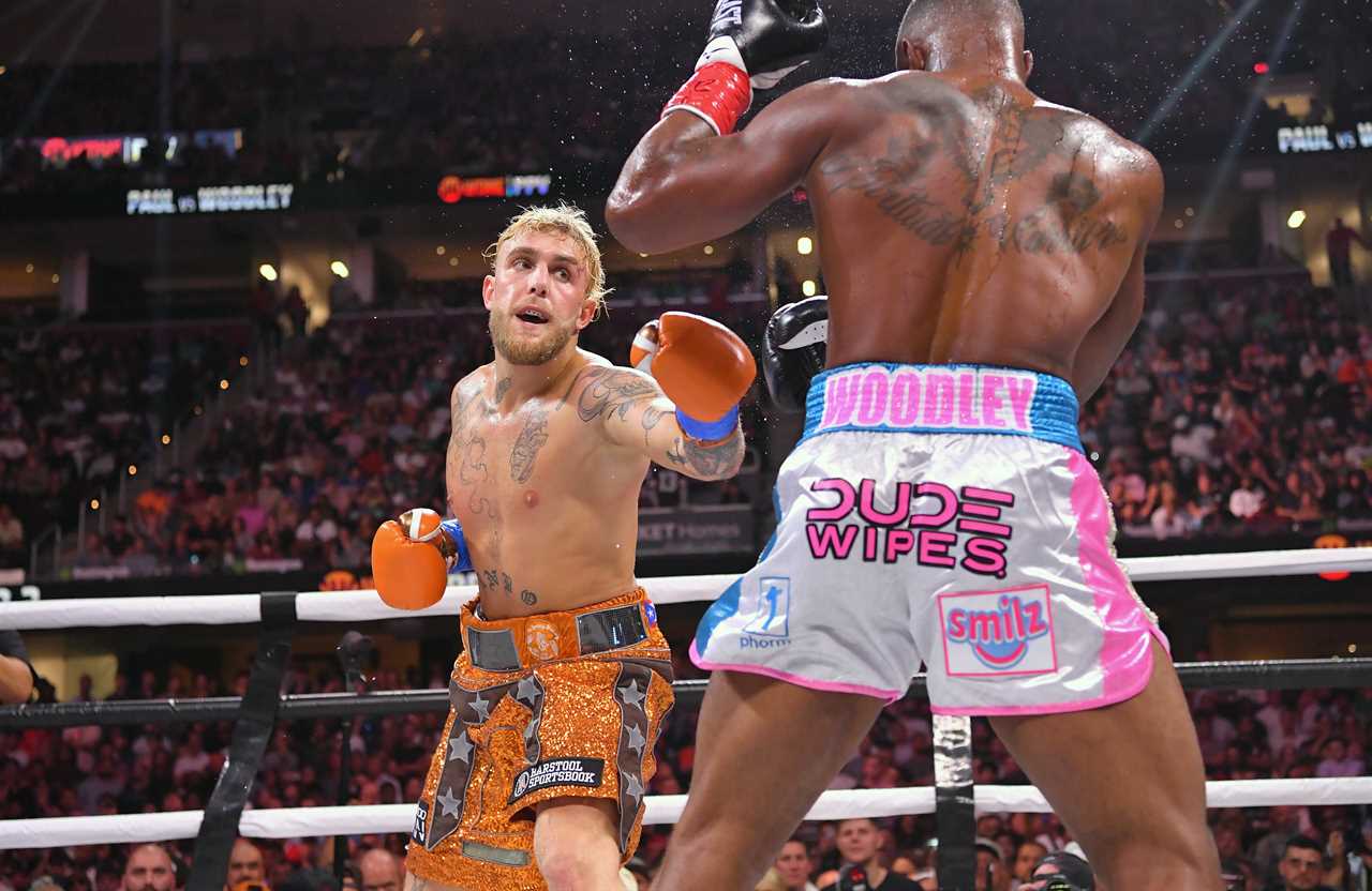 Tyron Woodley was convinced by Jake Paul that he could change the 'I Love Jake Paul Tattoo' on his finger.