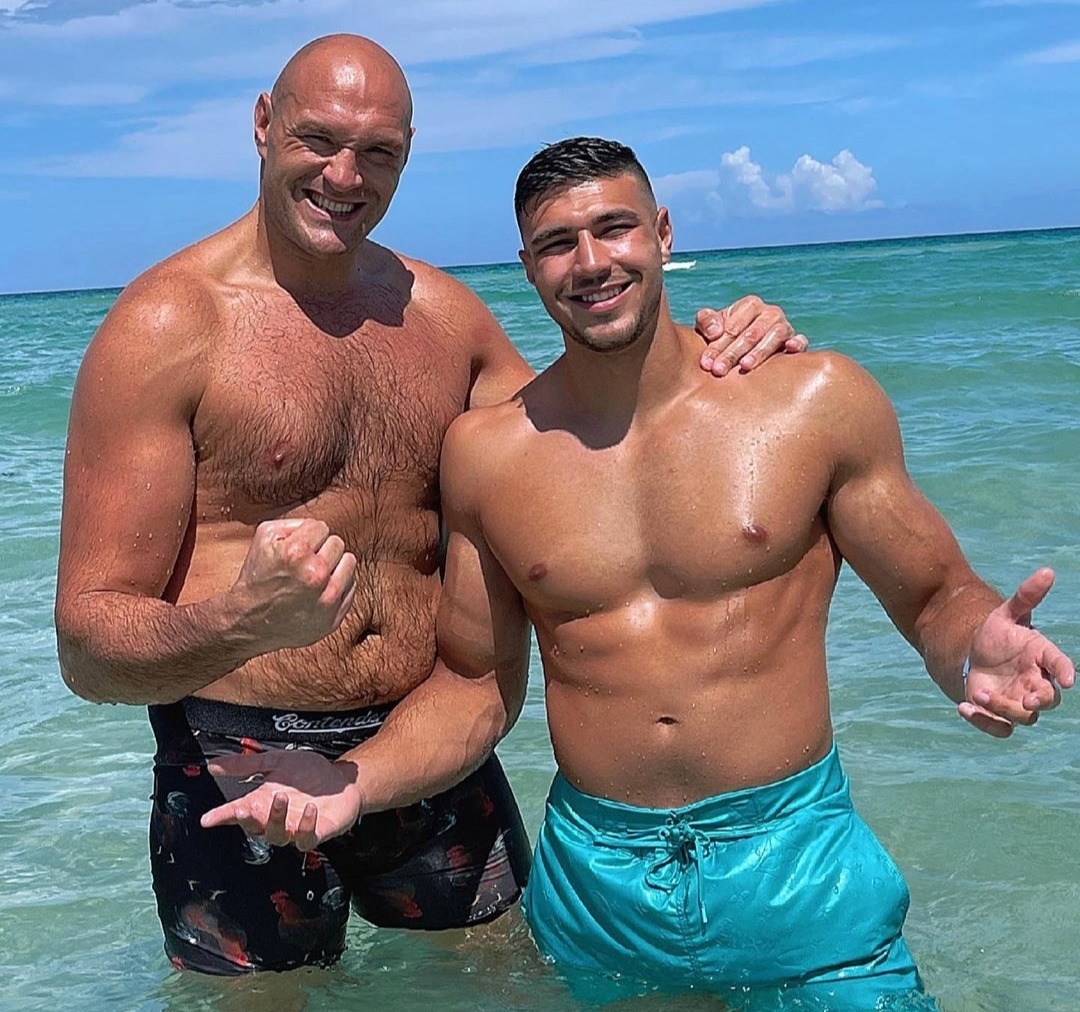 Tyson Fury urges Tommy, Love Island's star boy, to get some f***ing balls and sign a Jake Paul fight contract