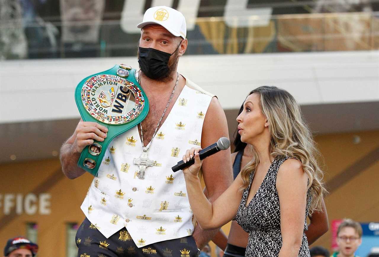 Tyson Fury swears during live interview that he is living in Deontay's mind rent-free in advance of the trilogy fight