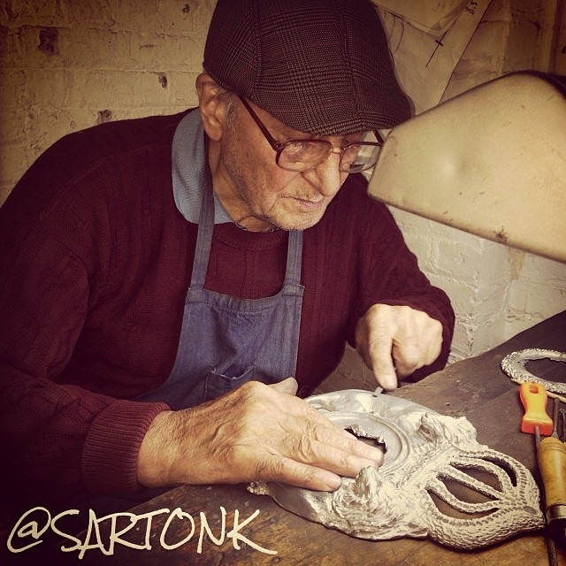 Sartonk is a family-owned company that makes amazing boxing belts in New Jersey for Tyson, Mayweather and Canelo.