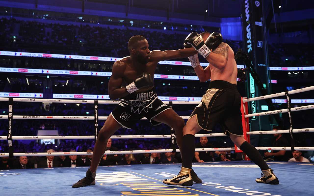 Lawrence Okolie backs Anthony Joshua in Oleksandr Uzyk rematch to ensure he can continue to fill out stadiums with mentor