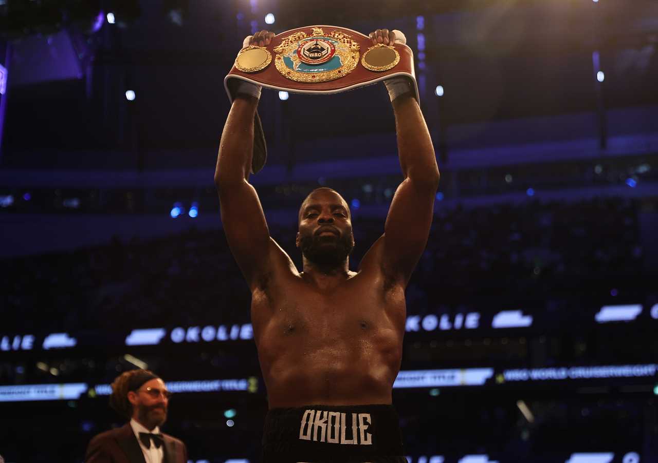 Lawrence Okolie backs Anthony Joshua in Oleksandr Uzyk rematch to ensure he can continue to fill out stadiums with mentor