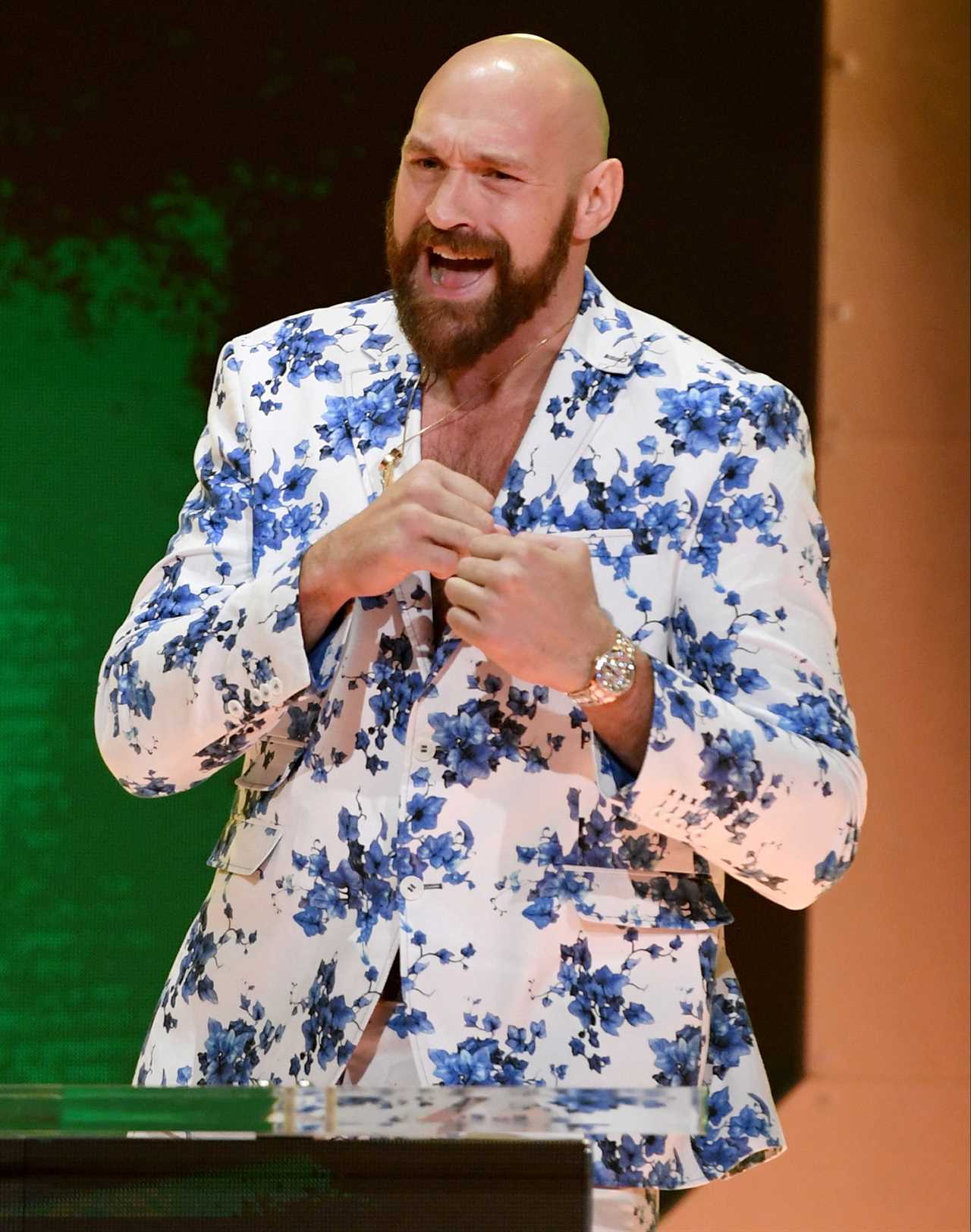 Tyson Fury was astonished at Dwayne The Rock Johnson's ripped body at 49, as he paid homage to the WWE legend