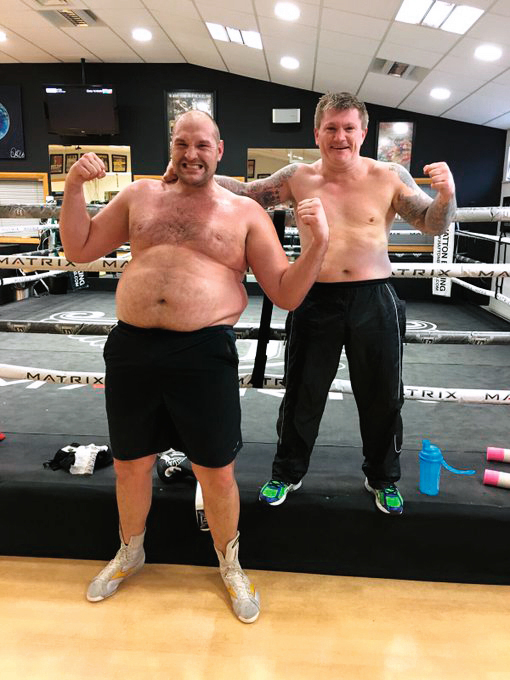 Tyson Fury was astonished at Dwayne The Rock Johnson's ripped body at 49, as he paid homage to the WWE legend