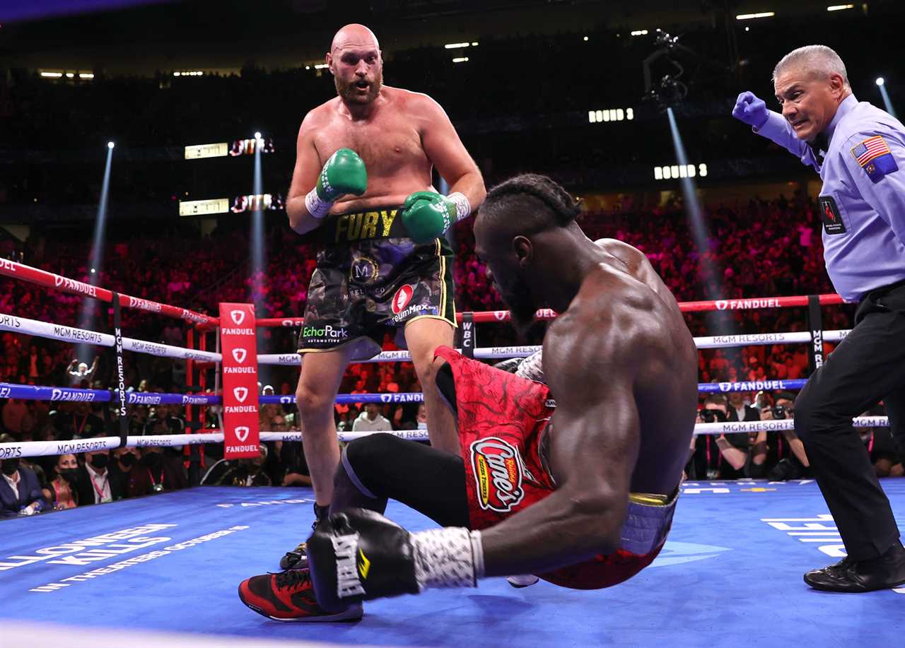 After amazingly getting up from the canvas TWICE in Vegas, Tyson Fury defeats Deontay wilder with a brutal KO