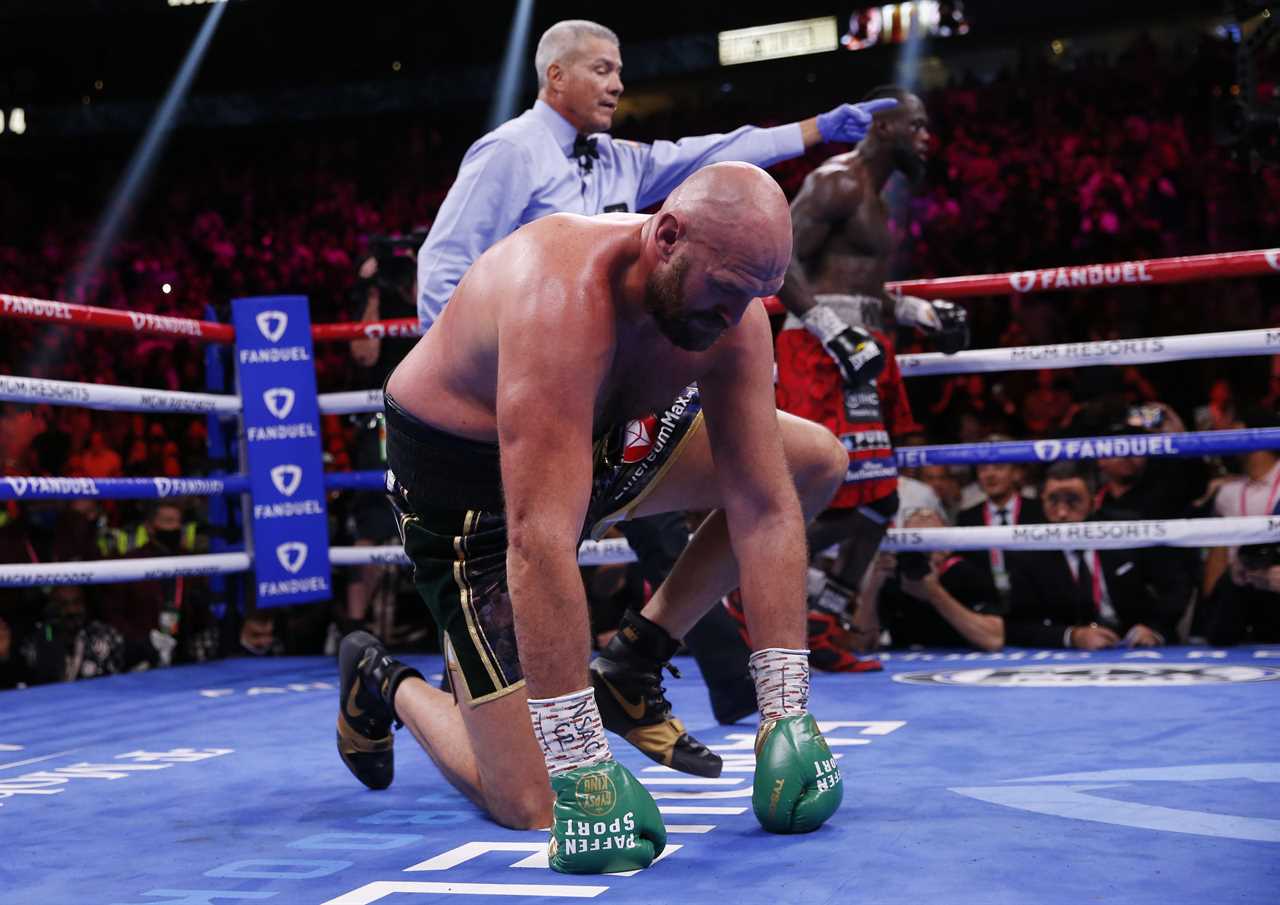 After amazingly getting up from the canvas TWICE in Vegas, Tyson Fury defeats Deontay wilder with a brutal KO