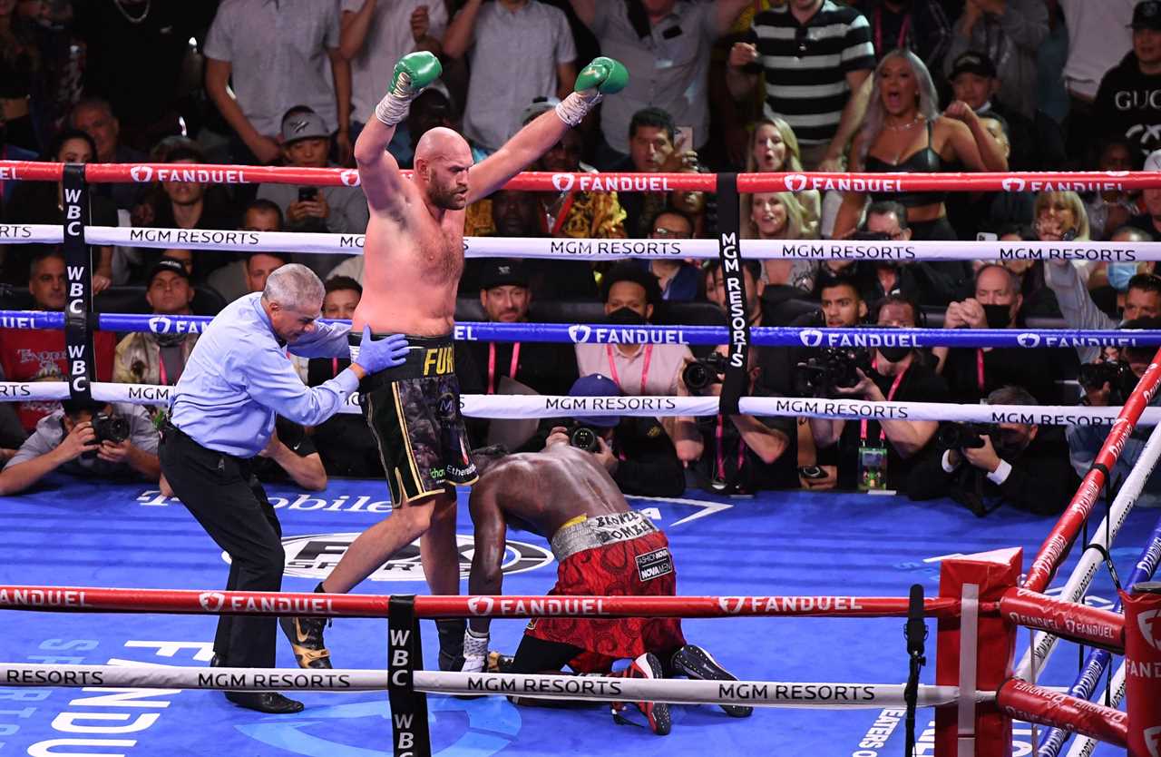 After amazingly getting up from the canvas TWICE in Vegas, Tyson Fury defeats Deontay wilder with a brutal KO