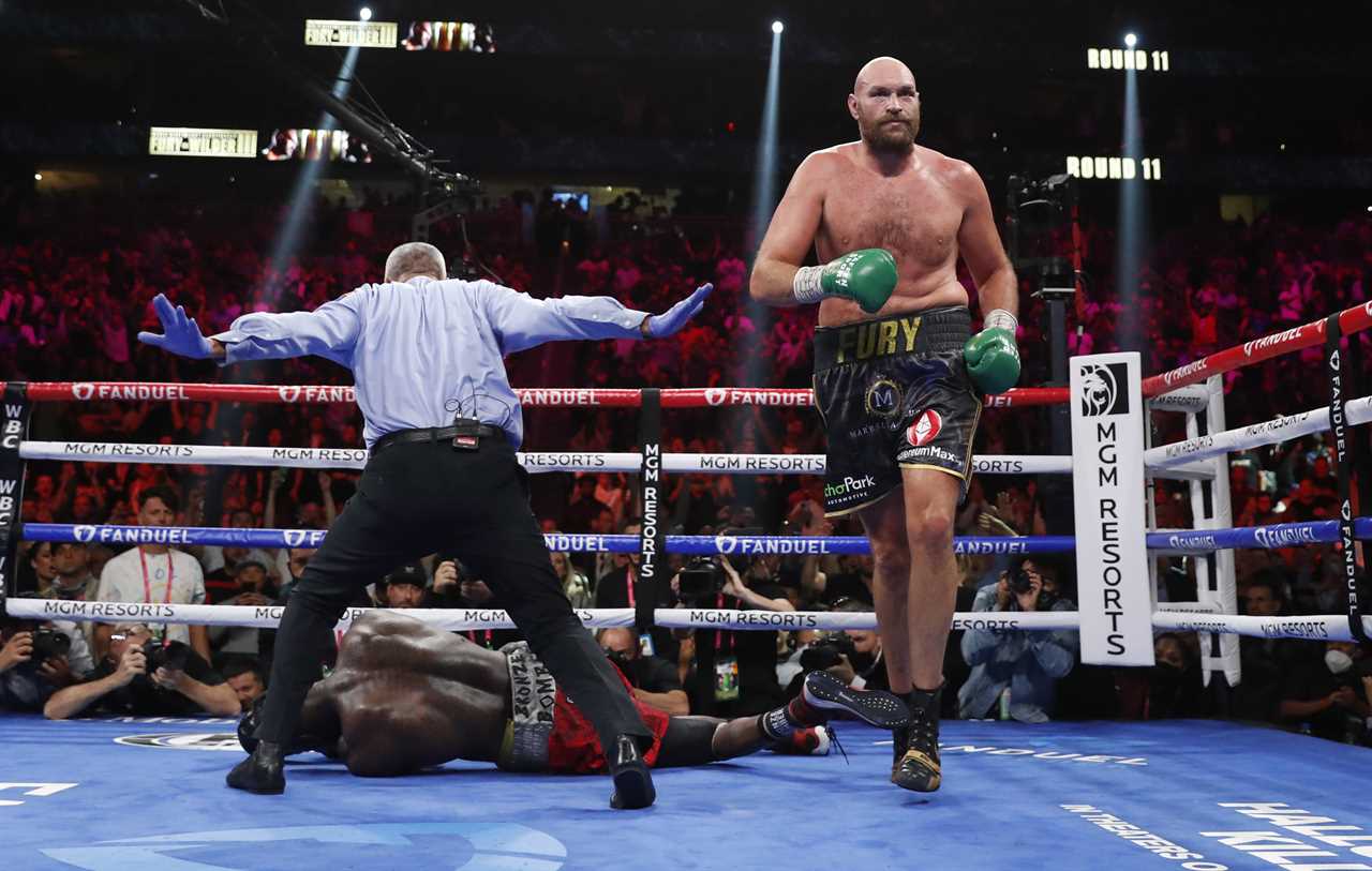 After amazingly getting up from the canvas TWICE in Vegas, Tyson Fury defeats Deontay wilder with a brutal KO