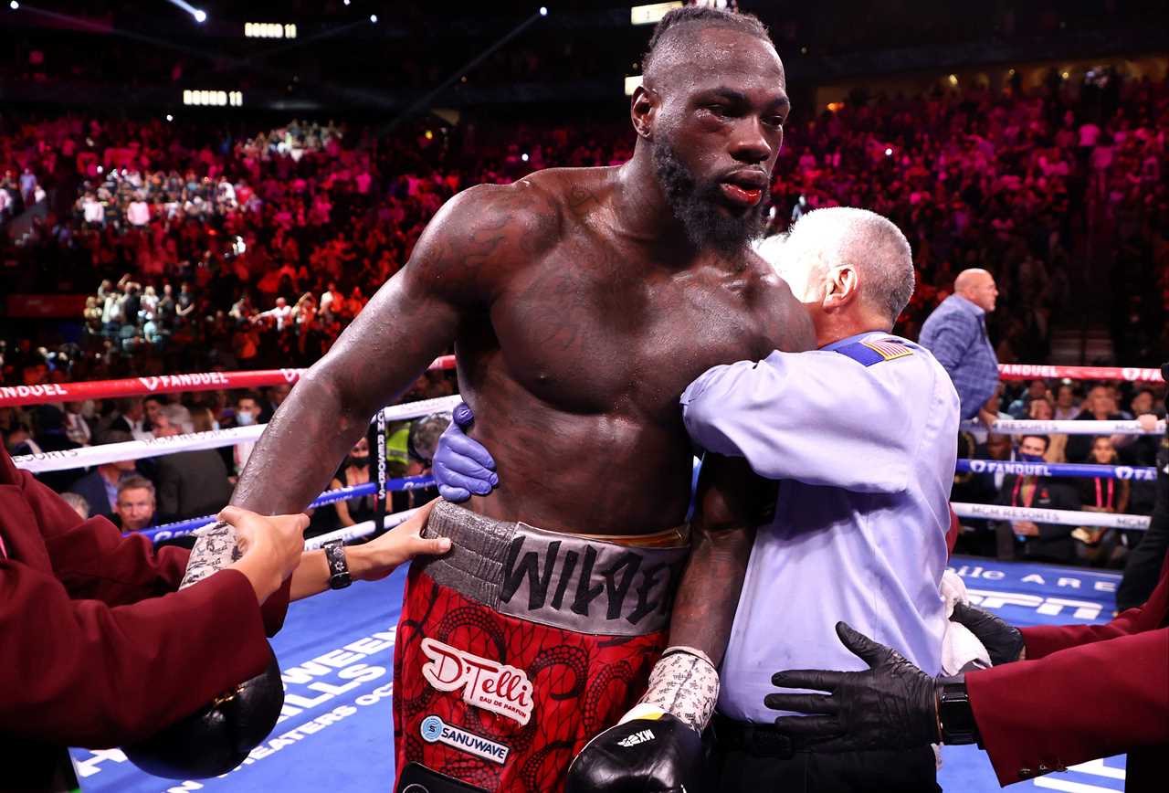 What's the most recent update on Deontay wilder's health? After Tyson Fury's defeat, Bronze Bomber is taken to HOSPITAL