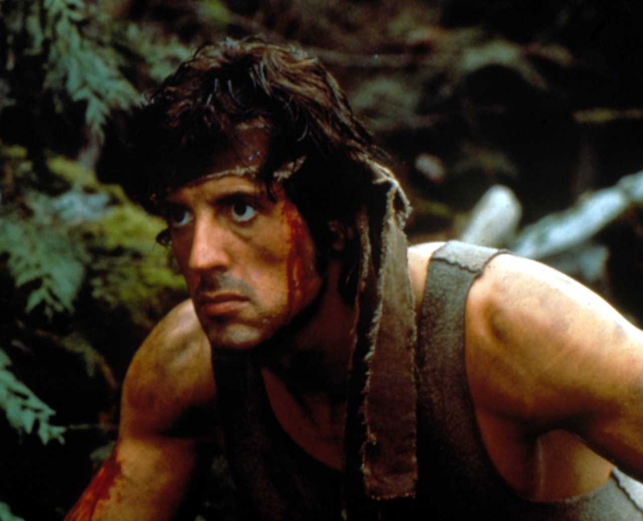 Sylvester Stallone starred as the iconic John Rambo
