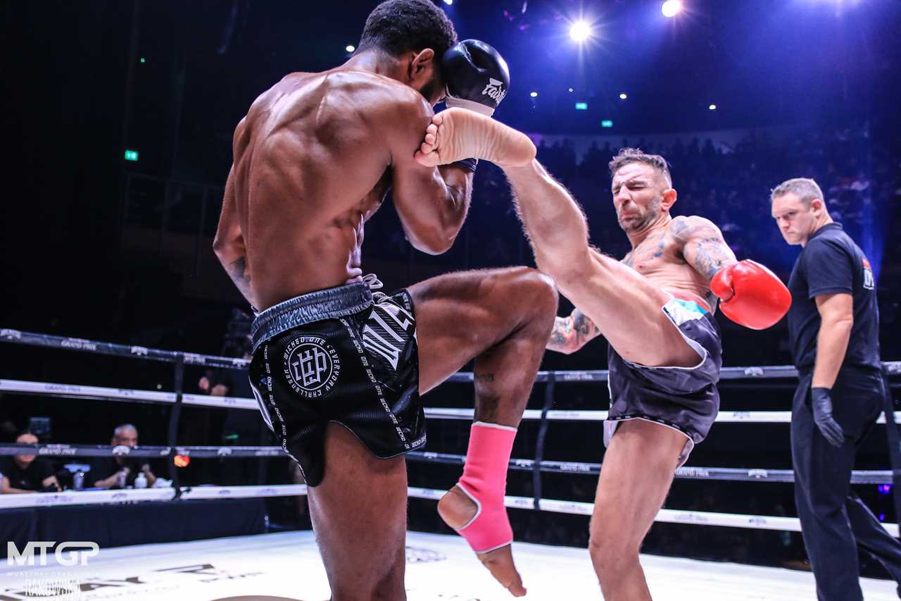 After an 18-month hiatus, Liam Harrison is back at Muay Thailand Grand Prix with a successful return
