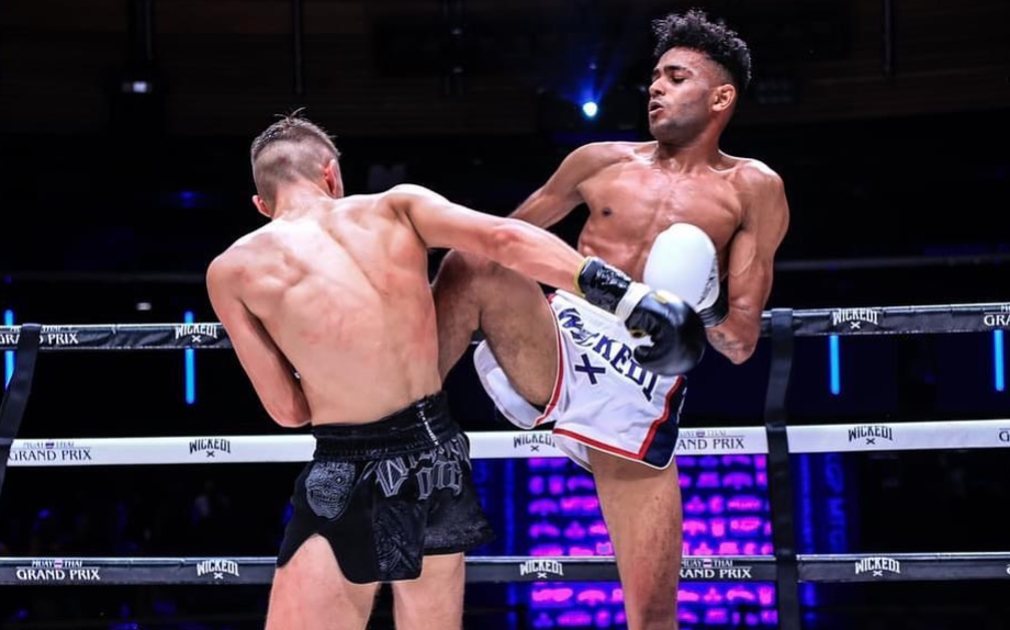 After an 18-month hiatus, Liam Harrison is back at Muay Thailand Grand Prix with a successful return