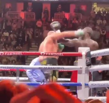 As new footage shows sweat flying off American, Tyson Fury takes Deontay Wilder’s SOUL as Tyson Fury's brutal KO