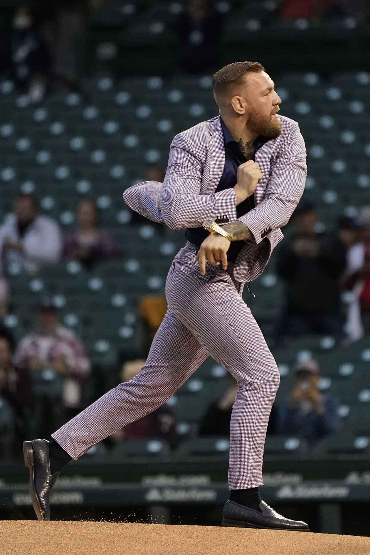 Conor McGregor is 'ahead schedule' after his leg injury and determined to leave UFC on his own terms.