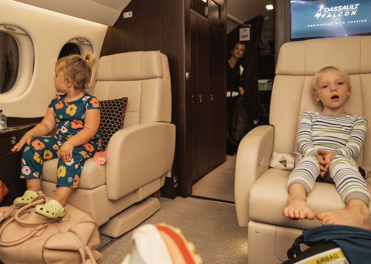 Conor McGregor takes Dee Devlin, his children and their families to Rome by private jet. UFC star leaves Miami for Europe.