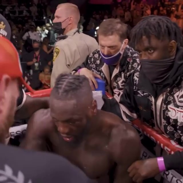 Unseen footage shows Deontay Wilder, dazed, telling Tyson Fury I won't Respect You after Brit's classy gesture.