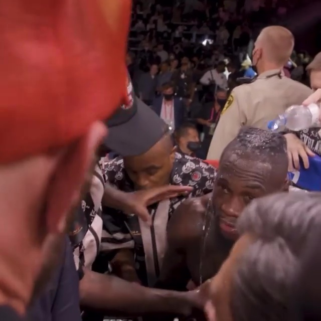 Unseen footage shows Deontay Wilder, dazed, telling Tyson Fury I won't Respect You after Brit's classy gesture.