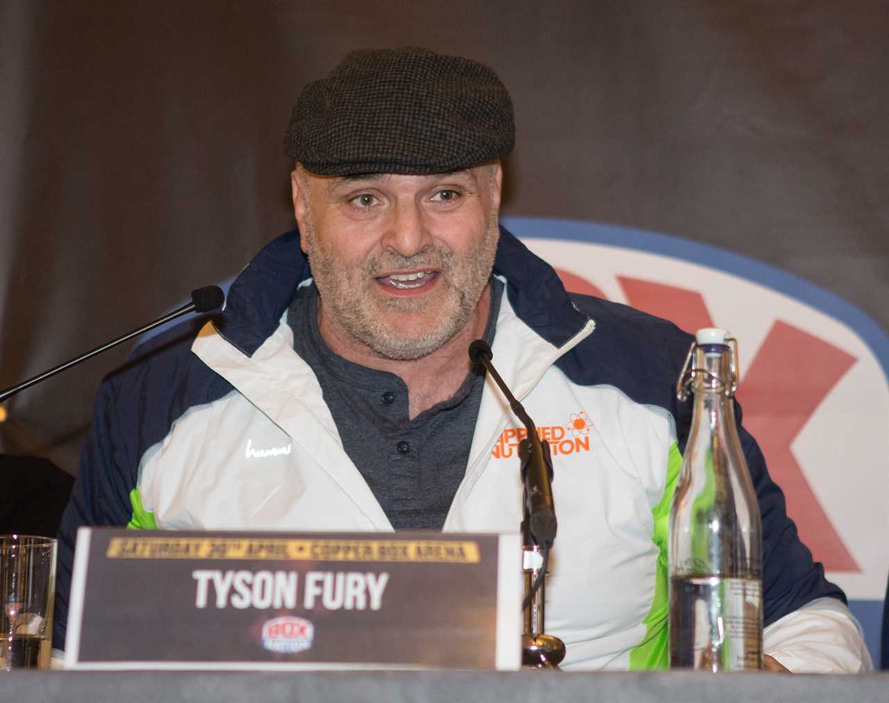 John Fury, Tyson Fury's father, says Dillian Whyte has 'bigger fish to fry'